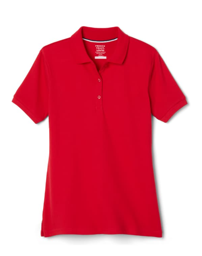 Short Sleeve Fitted Stretch Pique Polo (Feminine Fit)