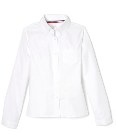 Long Sleeve Fitted Oxford Shirt (Feminine Fit)