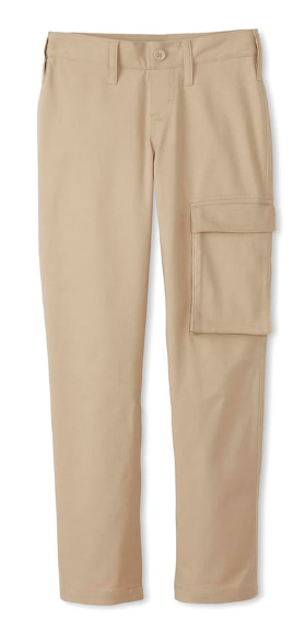 Boys’ Adaptive Seated Straight Fit Stretch Twill Pant with Thigh Pocket