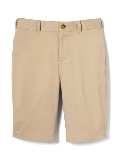 Boys’ Flat Front Stretch Twill Short